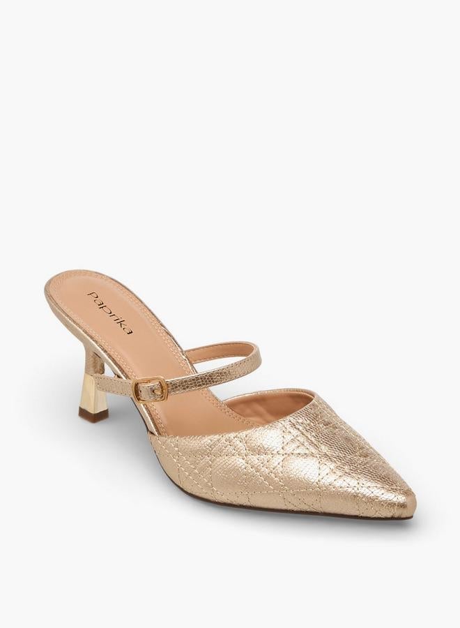 بابريكا صنادل نسائية بكعب خنجر تشكيلة رمضان - Image 3